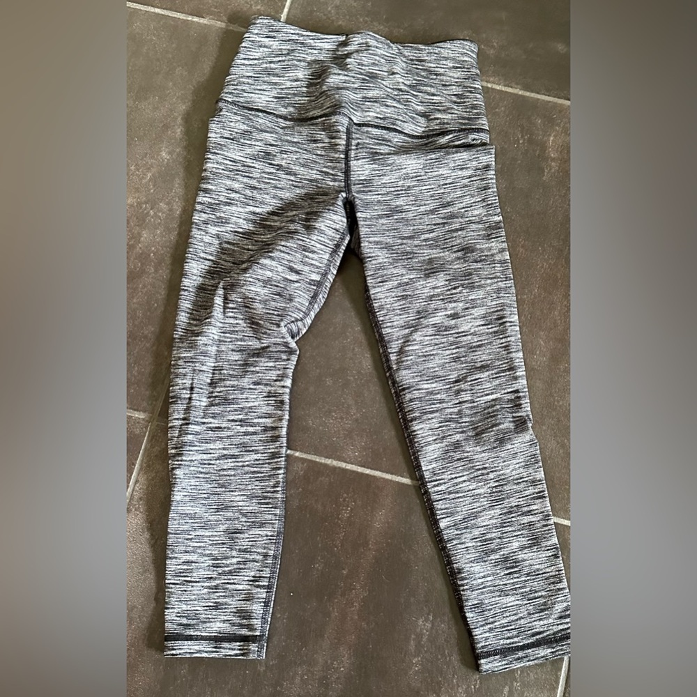 Gray Victoria Sport Capri Leggings